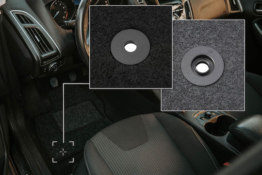 Velour Car Mats Vw Jetta Iv Sedan Estate 1998-2005 Anthracite