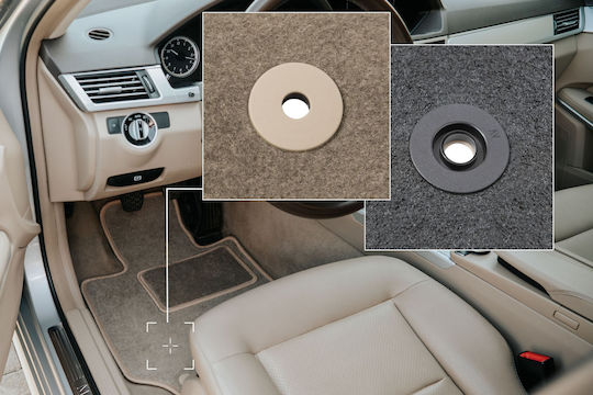 Velour Auto Fußmatten Hyundai Sonate Vii Limousine 2014-2019 Beiges