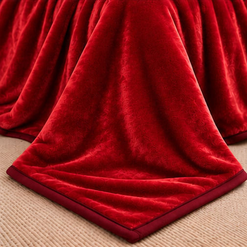 Decotelia Double Blanket 220x240 cm Fire Red