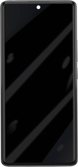 Redmi Note 14 Pro 4G Ersatzbildschirm mit Touch-Mechanismus und Linse mit Rahmen 560003000o600 Schwarz Original Service Pack