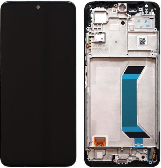 Екран Оригинални със Сензорен Механизъм и Рамка за Poco X5 5G, Redmi Note 12 5G. (Черен)