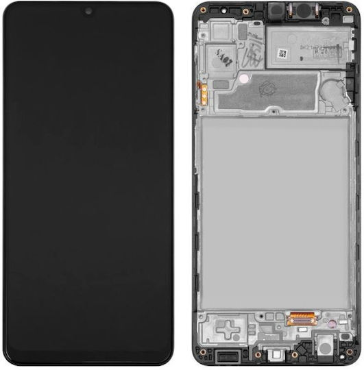 Οθόνη mit Touch-Mechanismus für Samsung Galaxy A22 4G (Schwarz)