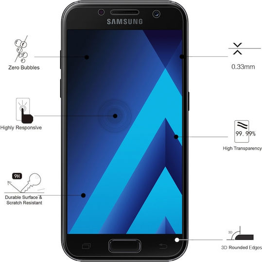 Eiger 3D Tempered Glass (Galaxy A3 2017)