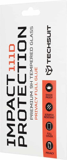 Techsuit Full Glue Privacy Full Face Tempered Glass (Poco F7)