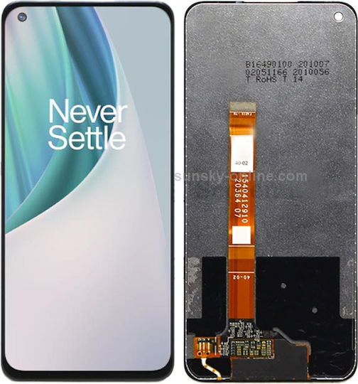 Οθόνη με Μηχανισμό Αφής για OnePlus Nord N10 (Μαύρο)