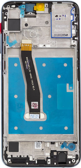 Screen with Touch Mechanism and Frame for Honor 20 Lite (Black)