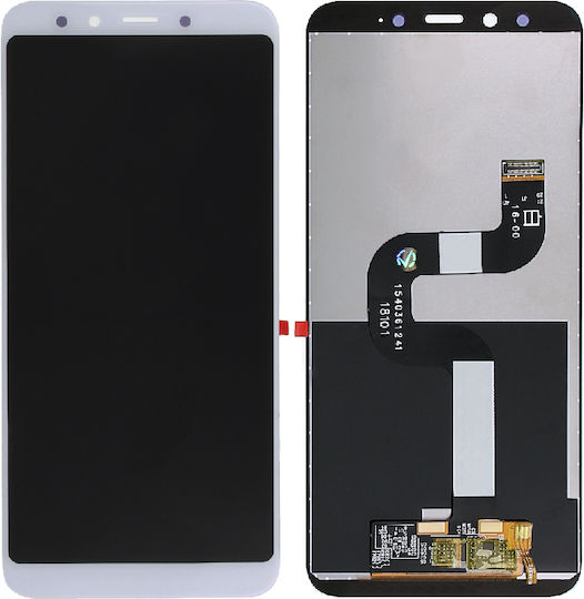 Οθόνη με Μηχανισμό Αφής για Mi 6X/Mi A2 (Λευκό)