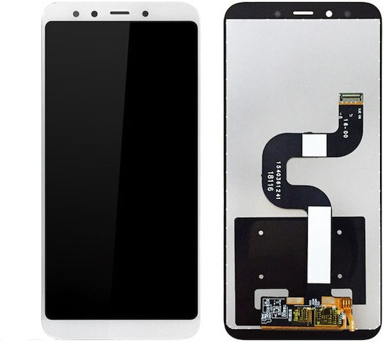Οθόνη με Μηχανισμό Αφής για Mi 6X/Mi A2 (Λευκό)