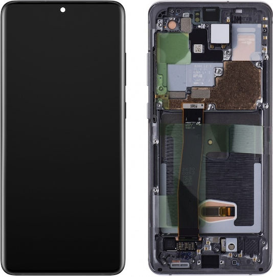 Οθόνη με Μηχανισμό Αφής και Πλαίσιο για Galaxy S20 Ultra (Μαύρο)