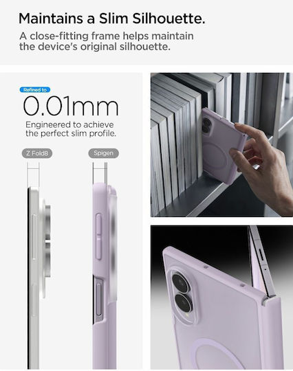 Spigen Airskin Zero MagSafe Galaxy Z Fold 8 in Frost Lavender 8800337255294
