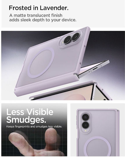 Spigen Airskin Zero MagSafe Galaxy Z Fold 8 in Frost Lavender 8800337255294