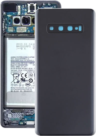 Replacement Back Cover Black for Galaxy S10+