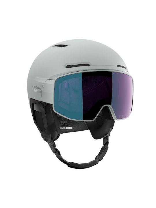 Ski- und Snowboardhelm in Weiß