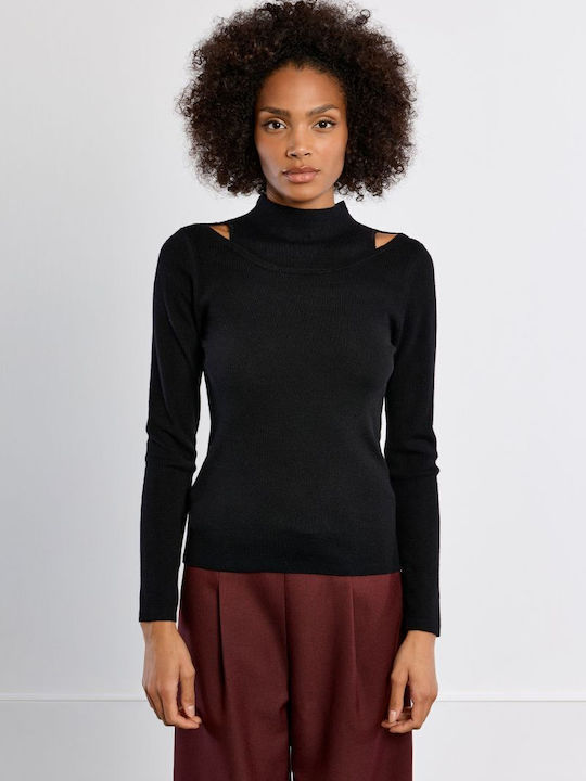 Women's Long Sleeve Top Black