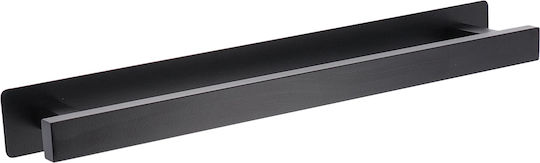 Wall-Mounted With Adhesive 40x4.5cm Black Inox Rail