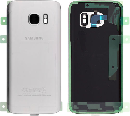 Samsung Batterieabdeckung Silber für Galaxy S7