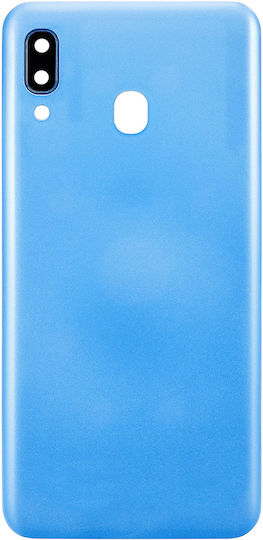 Back Cover Glass Camera Lens Samsung Galaxy A30 A305 2019 Aftermarket Plus Blue