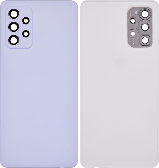 Backcover-Glas Samsung Galaxy A72 A725 2021 Aftermarket Plus Awesome Violett
