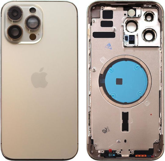 Κапак за замяна на батерията Златист за iPhone 14 Pro Max
