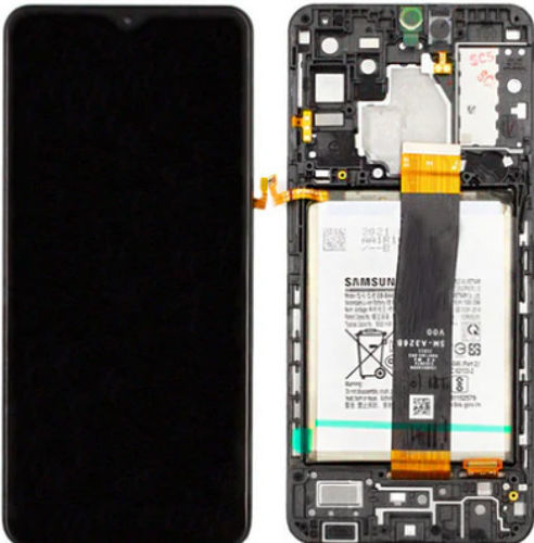 Οθόνη mit Touch-Mechanismus für  Galaxy A33 5G A336 (Schwarz)
