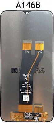 O ecran SM-A146B cu Mecanism Tactil pentru Samsung A14 5G (Negru)