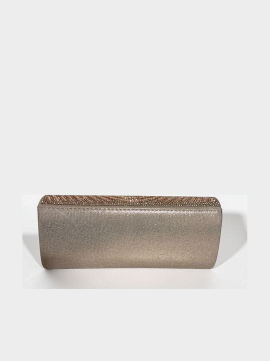Damen-Clutch Rosa / Gold