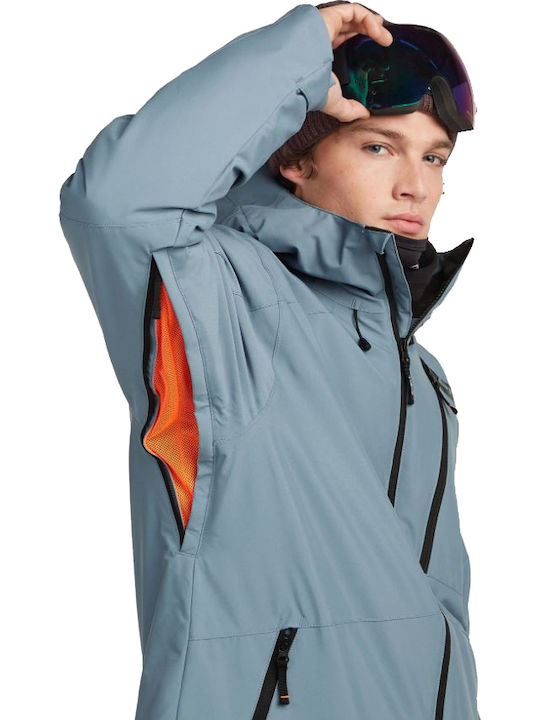 O'Neill Fwc'cruz 2500163-15100 Men's Turquoise Ski & Snowboard Jacket