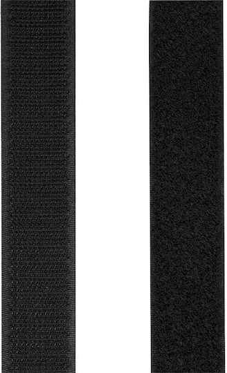 Self Adhesive Cable Strap Set 5m Black