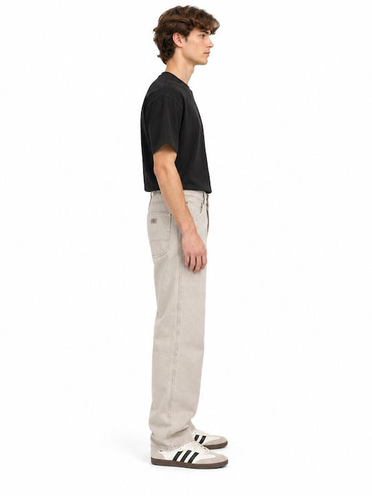 Canvas Pantaloni Jeans Bărbătești Loose Straight Fit Bej
