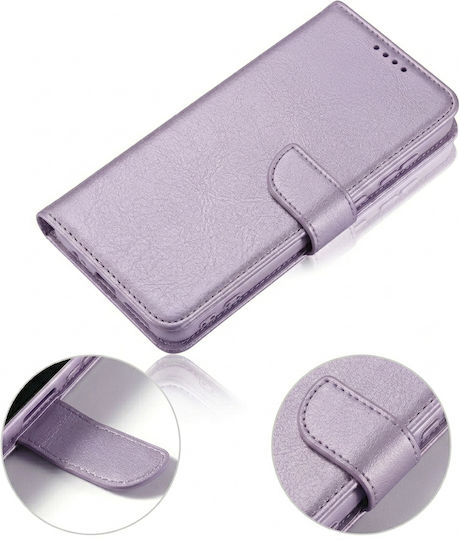Leewello Wallet Σιλικόνης / Δερματίνης Μωβ (Redmi Note 10 5G / Poco M3 Pro)