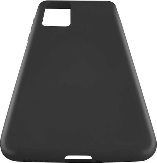 Lemontti Silky силиконов калъф за Huawei P40, черен