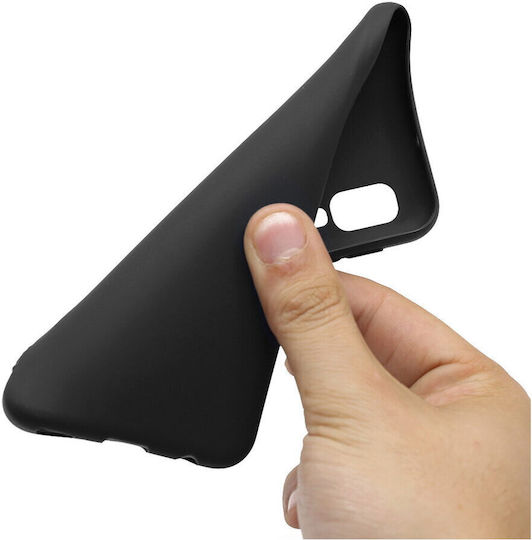 Lemontti Silky Black Silicone Case Samsung Galaxy A20e