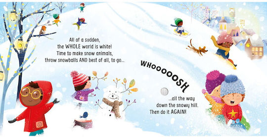 Interactive Book With Sounds And Lights Winter Landscape Winter Wonder Light And Sound Book 6 Months
