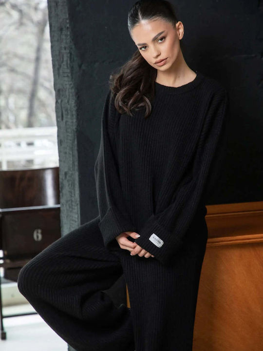 Дамски Super Black Комплект с Панталон