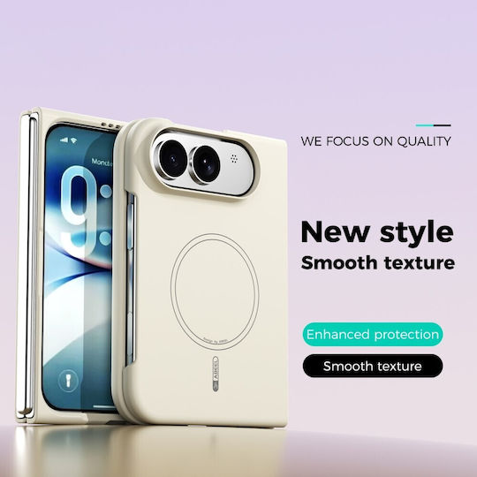 Abeel Back Cover Σιλικόνης Μπεζ (iPhone Duo)