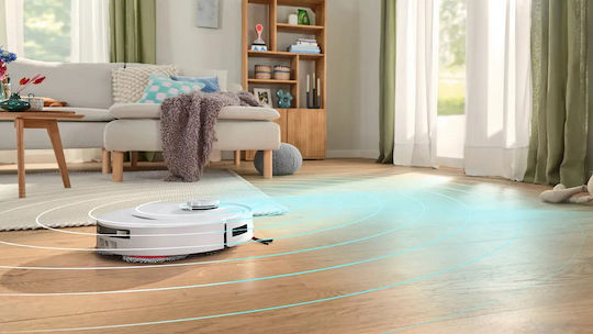 Spotless 2 Robot Vacuum Cleaner with Laser Mapping & 25000Pa Suction Power White
