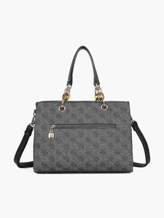 Set Women's Black Tote Bag