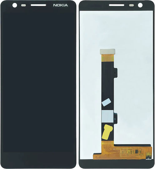 Lcd Assembly Without Frame Nokia 3.1 Genuine Oem Black