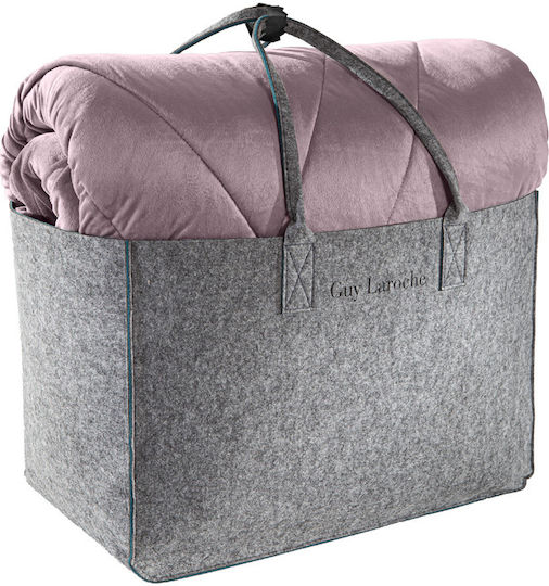 Guy Laroche King Size Quilt 220x240cm Refine Amethyst