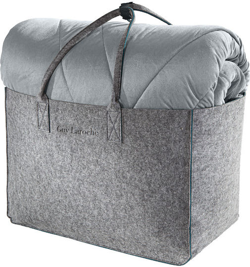 Guy Laroche Semi-Double Quilt 180x240cm Refine Silver