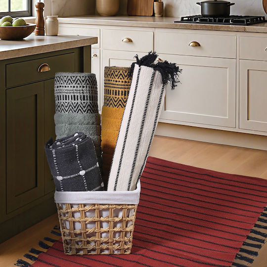 Nef-Nef Homeware Agnes Правоъгълен Летен Килим D.grey 70x140cm