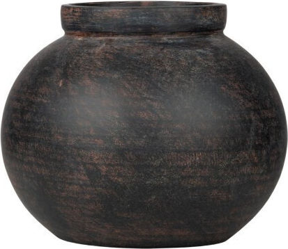 Estia Ceramic Vase Orange Y8.7cm