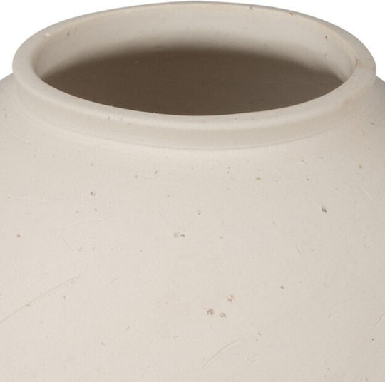 Estia Decorative Vase Ceramic White Y11cm