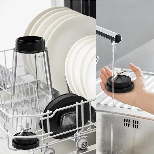 Perfectmix Essential Blender cu Cană din Sticlă 2 l 1200 W Gri