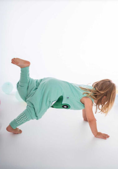Baby Bliss Blissjump Winterschlafsack mit Beinen 2,5 Tog Grau