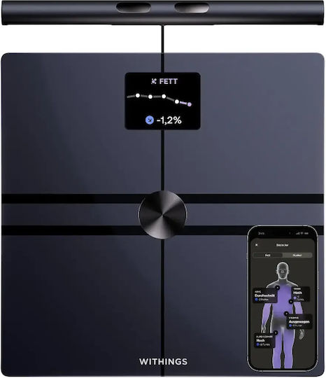 Smart Ζυγαριά με Bluetooth Μαύρη 266683