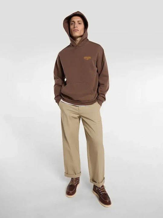 Φούτερ με Κουκούλα Chocolate Brown