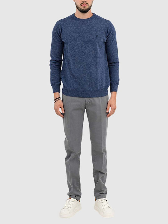 Men’s Stretch Chino Trousers Slim Fit Grey