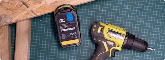 Green Cell Werkzeugbatterie 18V mit Kapazität 5Ah