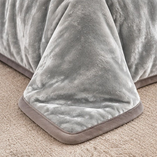 Decotelia Single Blanket 160x240cm Grey Silver
